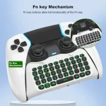 For PS5 JYS-P5172 Gamepad Wireless Bluetooth External Keyboard, Without Gamepad, JYS-P5172 (Black), JYS-P5172 (White) - Image 7