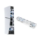 For PS5 Slim DOBE TP5-3538 Host Rear Blu-ray Fan Thermal Cooling Fan, DOBE TP5-3538 (White), DOBE TP5-3538 (Black)