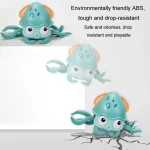 Children Electrical Sensor Octopus Toy Automatic Obstacle Avoidance Sound Light Crawling Quirky Toy - Image 4