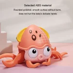 Children Electrical Sensor Octopus Toy Automatic Obstacle Avoidance Sound Light Crawling Quirky Toy - Image 6