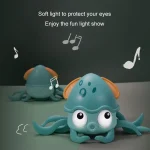 Children Electrical Sensor Octopus Toy Automatic Obstacle Avoidance Sound Light Crawling Quirky Toy - Image 8
