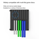Game Card CD Disk Storage Bracket Wall Mounted Storage CD Case, 32 sheets - Image 5