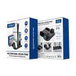 For Sony PS5 Slim PGTECH GP-521 Handle Charging Base Host Cooling Rack With Disc Rack, GP-521 Black, GP-521 White - Image 8