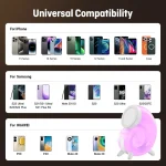 Conch RGB Touch Night Light Magsafe Magnetic Wireless Charger, N70-C - Image 5