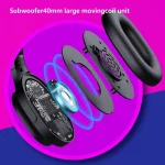 Bamboo Wood Bluetooth Headphones With Built-In Sound Card, TF Card / FM / AUX Support - Image 11