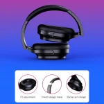 Bamboo Wood Bluetooth Headphones With Built-In Sound Card, TF Card / FM / AUX Support - Image 13