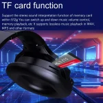 Bamboo Wood Bluetooth Headphones With Built-In Sound Card, TF Card / FM / AUX Support - Image 7