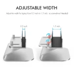 AhaStyle ST07 Laptop Stand Tablet Vertical Aluminum Desktop Storage Base - Image 5