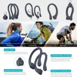 AhaStyle PT78 1pair Wireless Earphones Magnetic Silicone Storage Anti-Loss Earhooks For Apple AirPods 1 / 2 / 3 / Pro / Pro 2 - Image 2