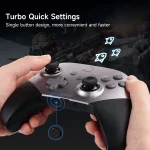EasySMX Machine Master X10 Game Controller Compatible With PC / IOS / Android / Switch / Steam, Black, Purple - Image 4
