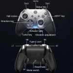 EasySMX Machine Master X10 Game Controller Compatible With PC / IOS / Android / Switch / Steam, Black, Purple - Image 5