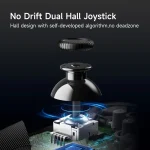 EasySMX Machine Master X10 Game Controller Compatible With PC / IOS / Android / Switch / Steam, Black, Purple - Image 8