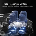 EasySMX Machine Master X10 Game Controller Compatible With PC / IOS / Android / Switch / Steam, Black, Purple - Image 9