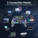 EasySMX X15 Hall Joystick Trigger RGB Wireless Gamepad, Starry Sky, Mech - Image 11