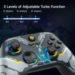 EasySMX X15 Hall Joystick Trigger RGB Wireless Gamepad, Starry Sky, Mech - Image 6