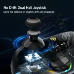 EasySMX X15 Hall Joystick Trigger RGB Wireless Gamepad, Starry Sky, Mech - Image 9