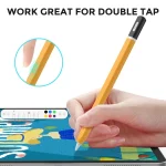 For Apple Pencil 2 AhaStyle JY16-2 Silicone Case Retro Non-slip and Anti-drop Pen Cover - Image 3