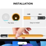 For Apple Pencil 2 AhaStyle JY16-2 Silicone Case Retro Non-slip and Anti-drop Pen Cover - Image 4