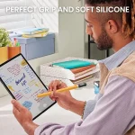 For Apple Pencil 2 AhaStyle JY16-2 Silicone Case Retro Non-slip and Anti-drop Pen Cover - Image 6