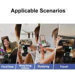 For Apple Series 3 In 1 RGB Light Magsafe Magnetic Mobile Phone Holder Wireless Charger - Image 8