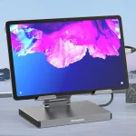 Blueendless 4K/60Hz Multifunctional Folding Tablet Type-C Docking Station Bracket, 8-in-1, 8-in-1 Rotating, 9-in-1, 9-in-1 Rotating - Image 2