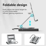 Blueendless 4K/60Hz Multifunctional Folding Tablet Type-C Docking Station Bracket, 8-in-1, 8-in-1 Rotating, 9-in-1, 9-in-1 Rotating - Image 7