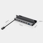 For Steam Deck/ROG Blueendless DS601 Type-C Game Console Base HUB Docking Station, 6-in-1 - Image 3