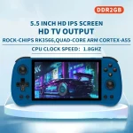 POWKIDDY X55 Game Console 5.5 Inch 1280 X 720 IPS Screen RK3566 Linux System Open-Source Retro Video Player, 16GB+64GB, 16GB+128GB, 16GB+256GB - Image 2