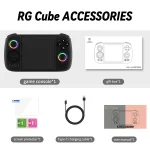 ANBERNIC RG Cube Retro Handheld Game Console With 3.95 Inch Screen T820 CPU Android 13 RGB Light, With 128G TF Card, With 256G TF Card - Image 14