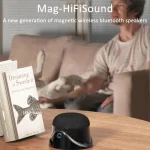 Magnetic Wireless Bluetooth Speaker Subwoofer Mini Portable TWS Mobile Phone Speaker, CQ01 Black, CQ01 Navy Blue, CQ01 White - Image 3