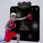 2 In 1 Bluetooth Music Boxing Dance Mat 6 Modes With Guidance Light For Adult and Children 60 x 70 x 6cm, 60 x 70 x 6cm