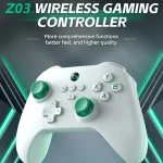 Z03 Wireless Bluetooth Game Controller For Switch / IOS / Android / PC / PS3 / PS4, White, Black, Star White, White+Bracket, Black+Bracket, Star White+Bracket - Image 2
