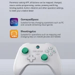 Z03 Wireless Bluetooth Game Controller For Switch / IOS / Android / PC / PS3 / PS4, White, Black, Star White, White+Bracket, Black+Bracket, Star White+Bracket - Image 8