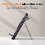 15W 3-in-1 MagSafe Magnetic Folding LED Makeup Mirror Night Light Wireless Charger, White, Pink, Black - Image 7