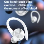 Stereo Hanging Ear Bluetooth Earphones With Digital Display Charging Compartment - Image 11