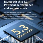 Stereo Hanging Ear Bluetooth Earphones With Digital Display Charging Compartment - Image 8