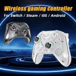 CM-617  Wireless Bluetooth Game Controller for Switch / Android / IOS / PC / Smart TV, 617 Black, 617 White - Image 2