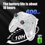 CM-617  Wireless Bluetooth Game Controller for Switch / Android / IOS / PC / Smart TV, 617 Black, 617 White - Image 6