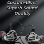 QKZ AK7 3.5mm Sports In-ear Stereo HIFI Heavy Bass Wired Earphones - Image 3