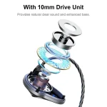 QKZ AK7 3.5mm Sports In-ear Stereo HIFI Heavy Bass Wired Earphones - Image 5