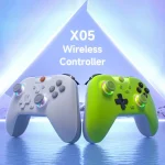 EasySMX X05 Wireless Gamepad Hall RGB Effect Controller For PC / Phone / Switch / Steam Deck, Green, White - Image 2
