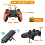 X2 Ultra Video Game Stick Console With 2.4G Double Wireless Controller, 64GB, 128GB, 256GB - Image 5