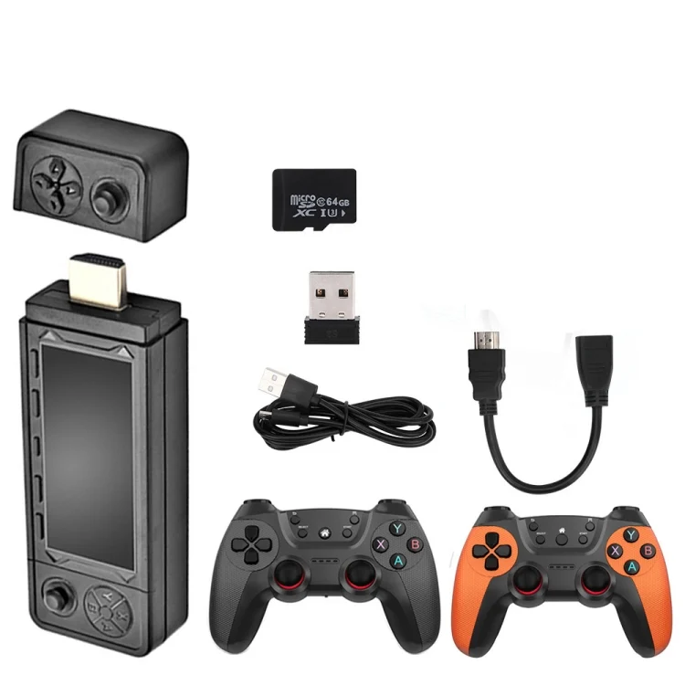 X9 Ultra Video Game Stick Console With 2.4G Double Wireless Controller, 64GB 37000+ Games, 128GB 42000+ Games, 256GB 60000+ Games