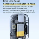 Bluetooth 5.3 Audio Adapter Receiver Transmitter MP3 Player Supports Wired Headset / TF Card - Image 15