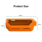 For Flipper Zero Electronic Pet Silicone Full-Cover Protective Case, Orange - Image 4