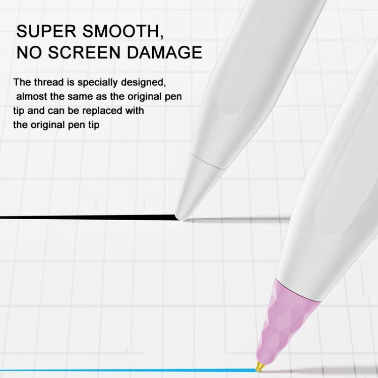 TBD06051191_B5.webp For Apple Pencil 1 / 2 Generation & USB-C Stylus Modified Pen Tip Diamond Crystal Pencil Nib, Transparent Pink, Transparent Blue, Transparent, White, Light Green - Image 6