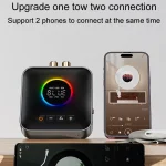 OMS-M10 Bluetooth 5.4 Adapter Audio Receiver FM Transmitter U Disk 3 In 1 - Image 9