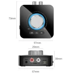 OMS-M5 Digital Bluetooth 5.0 Audio Receiver And Transmitter 2-In-1 AUX Adapter Converter - Image 2