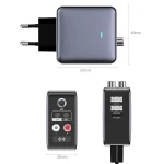 OMS-H6 Bluetooth 5.3 Adapter Wireless Audio Receiver And Transmitter EU Plug - Image 2