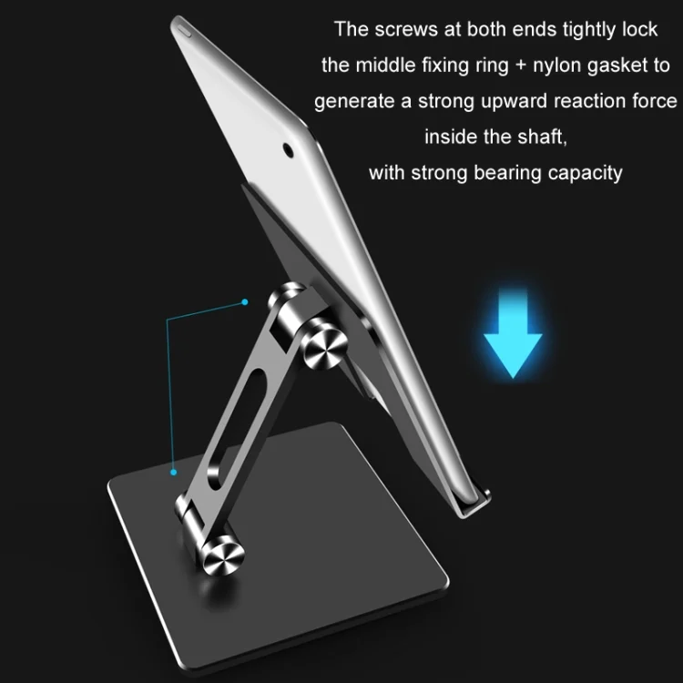 TBD06051486_B6.webp Aluminum Alloy Tablet Stand Desktop Folding Mobile Phone Stand - Image 7